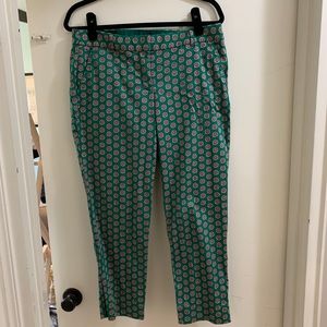 Printed ankle pants